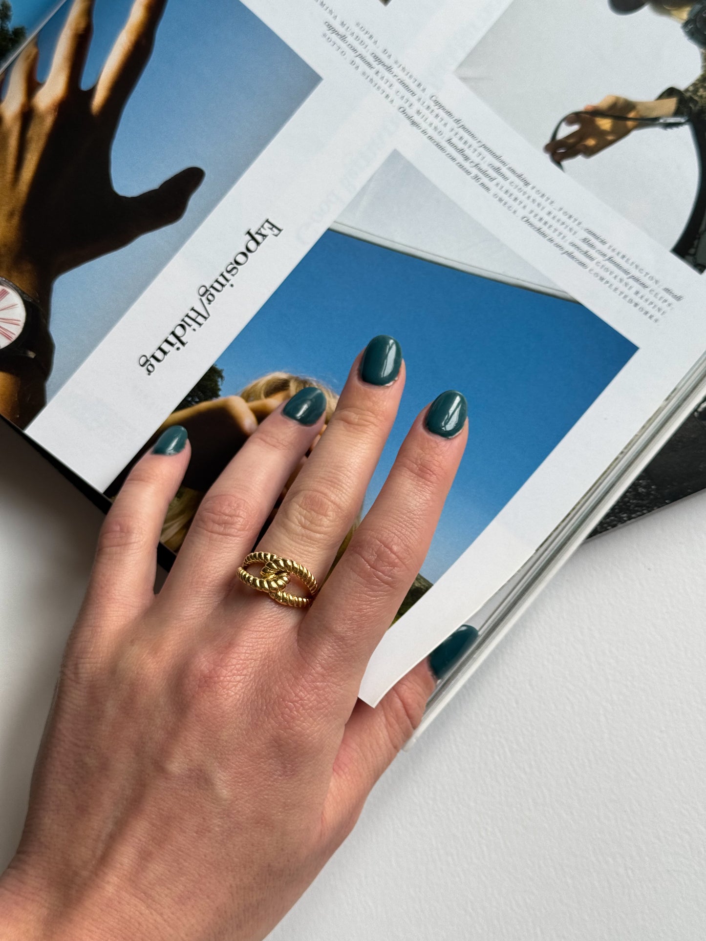 Sailor ring golden