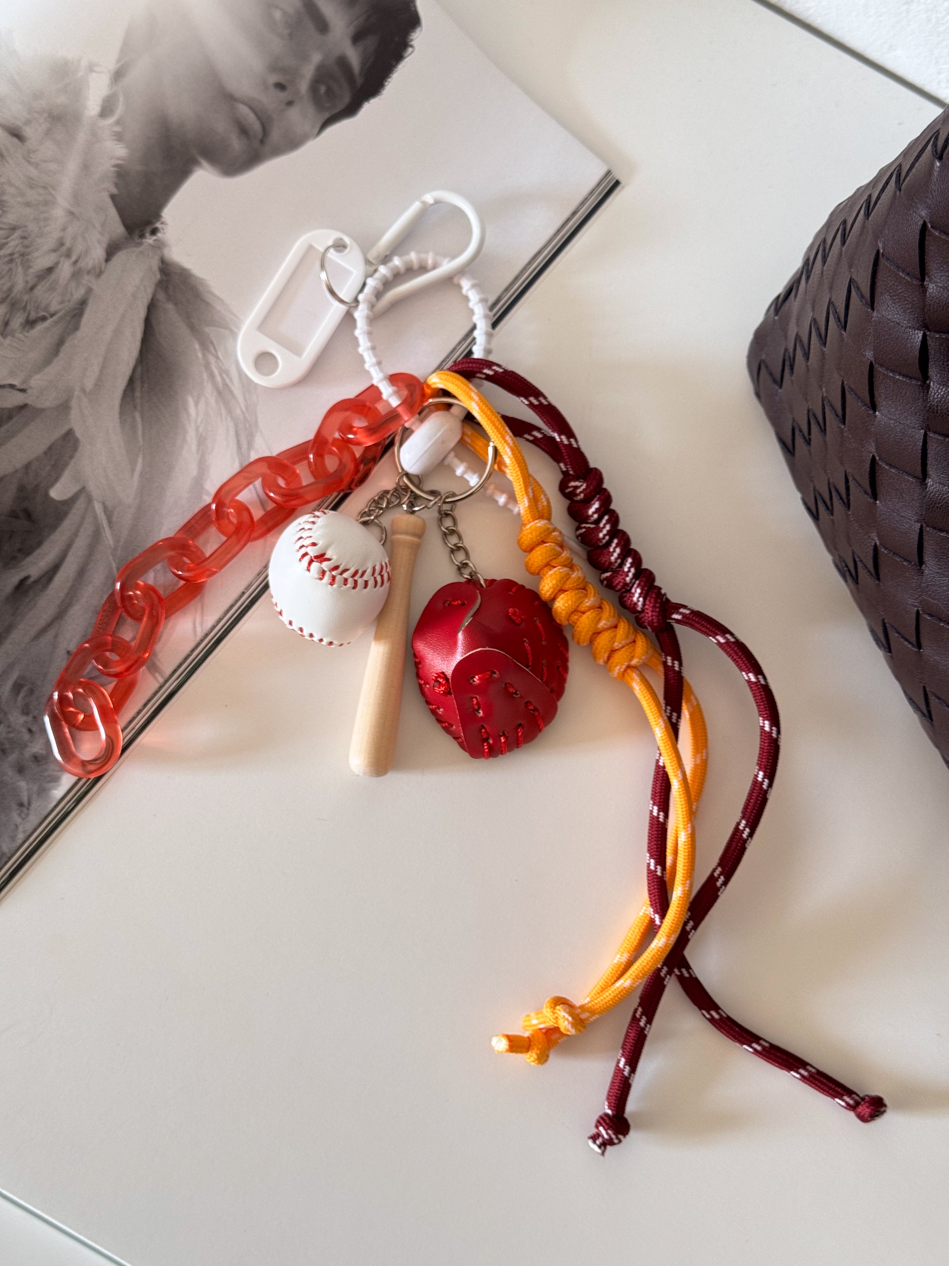 Keychain baseball