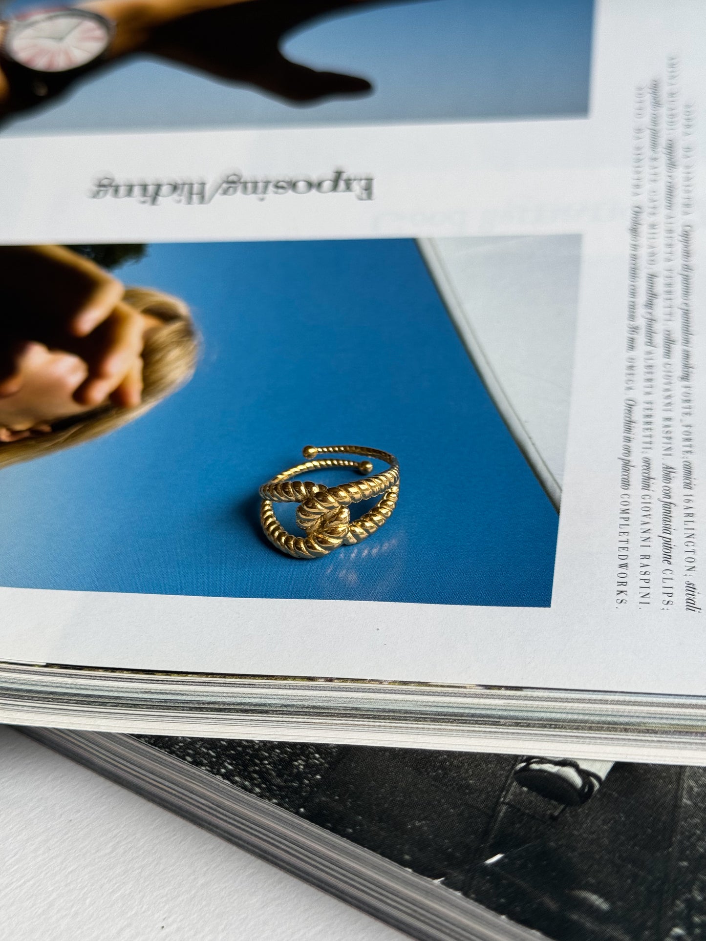 Sailor ring golden