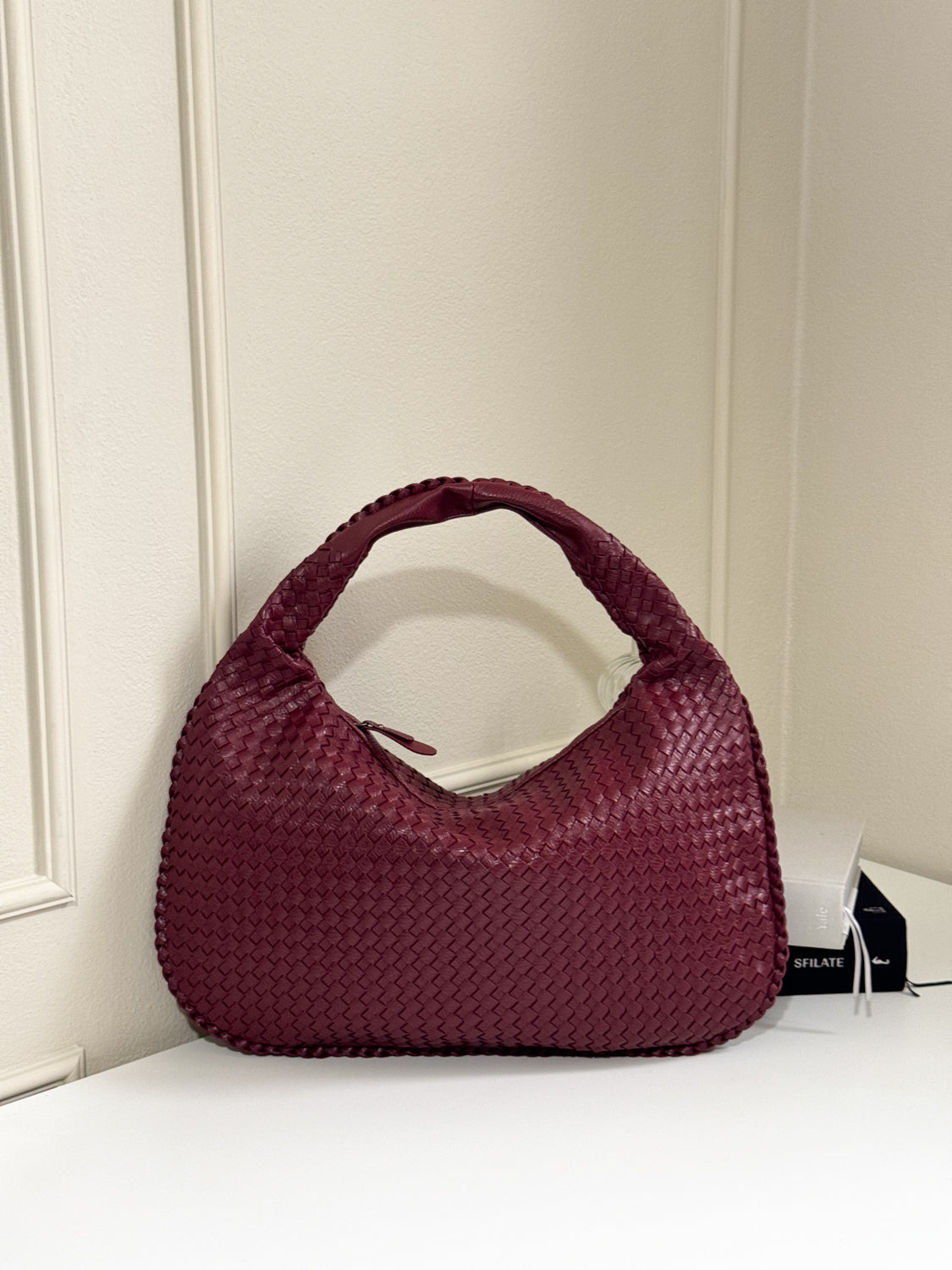 Camille bag wine red