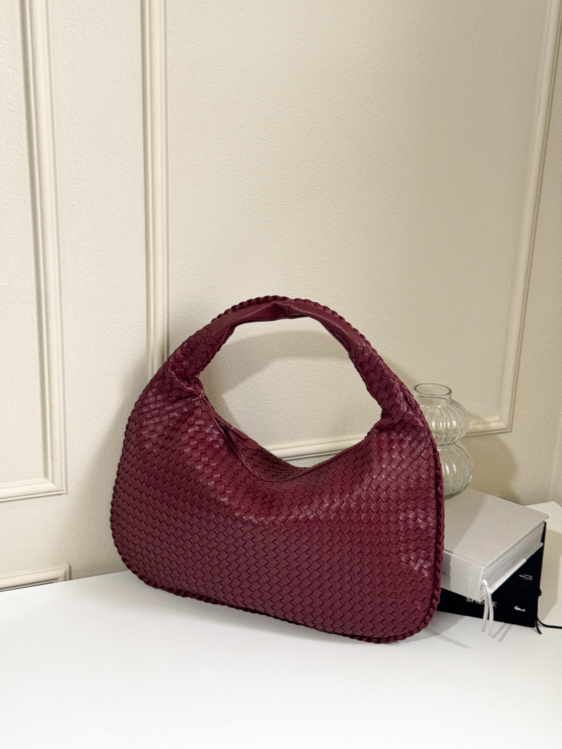Camille bag wine red