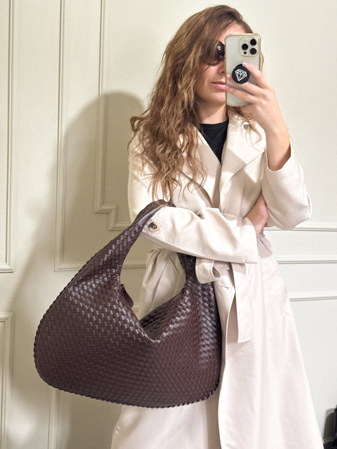 Camille bag dark chocolate