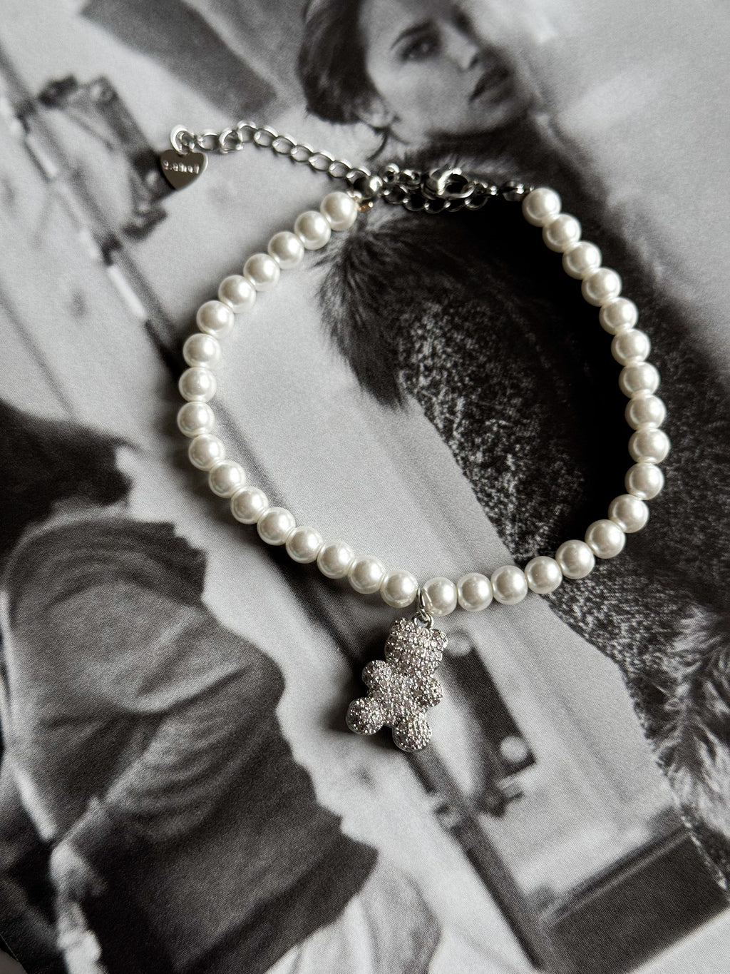 Teddy bracelet silver