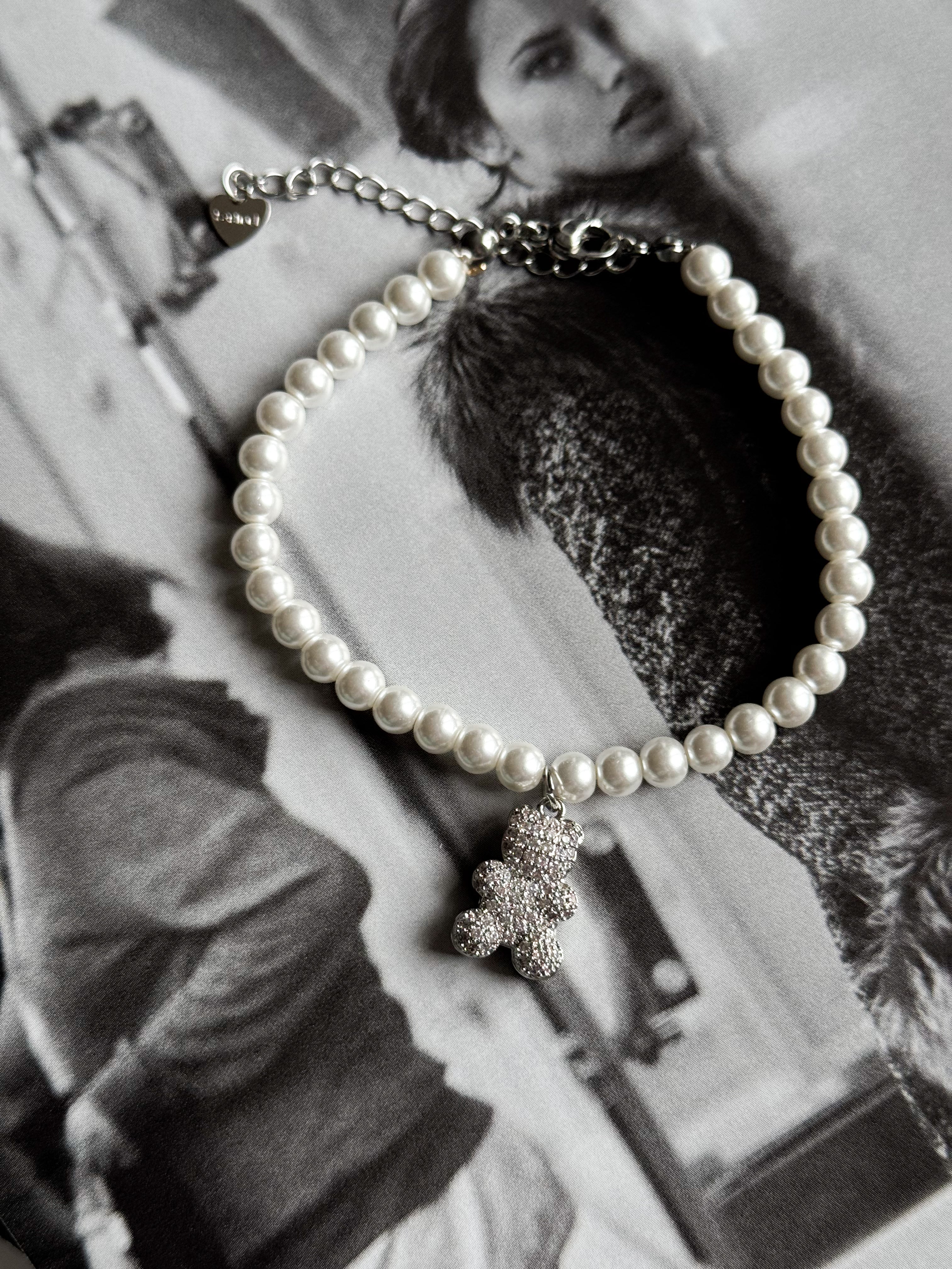 Teddy bracelet silver