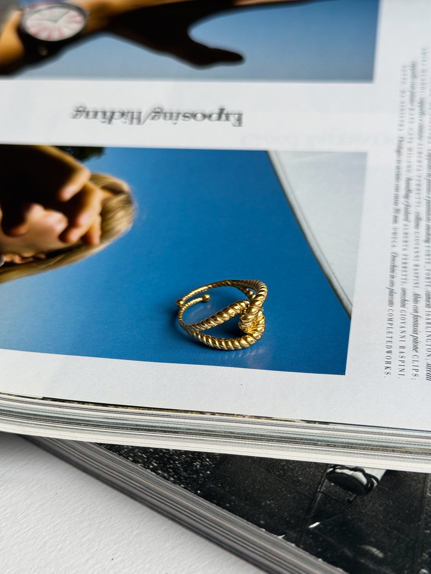 Sailor ring golden