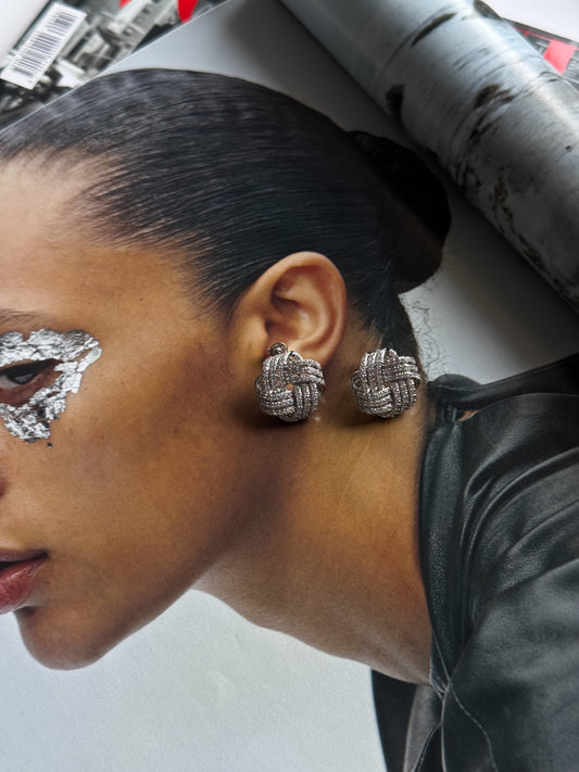 Infinity earrings silver