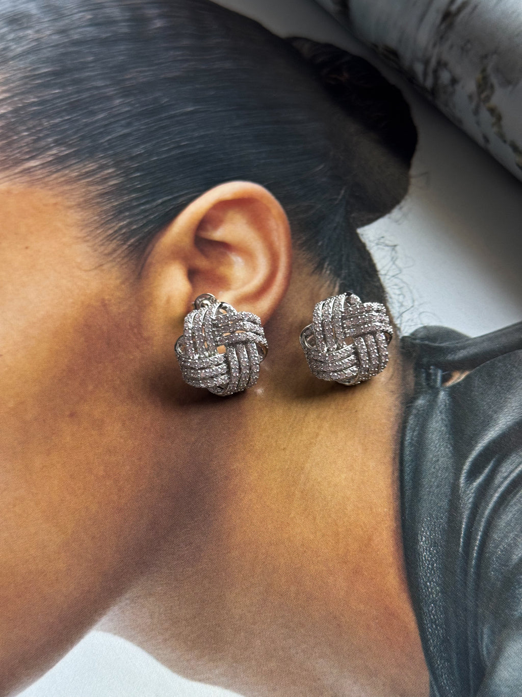 Infinity earrings silver