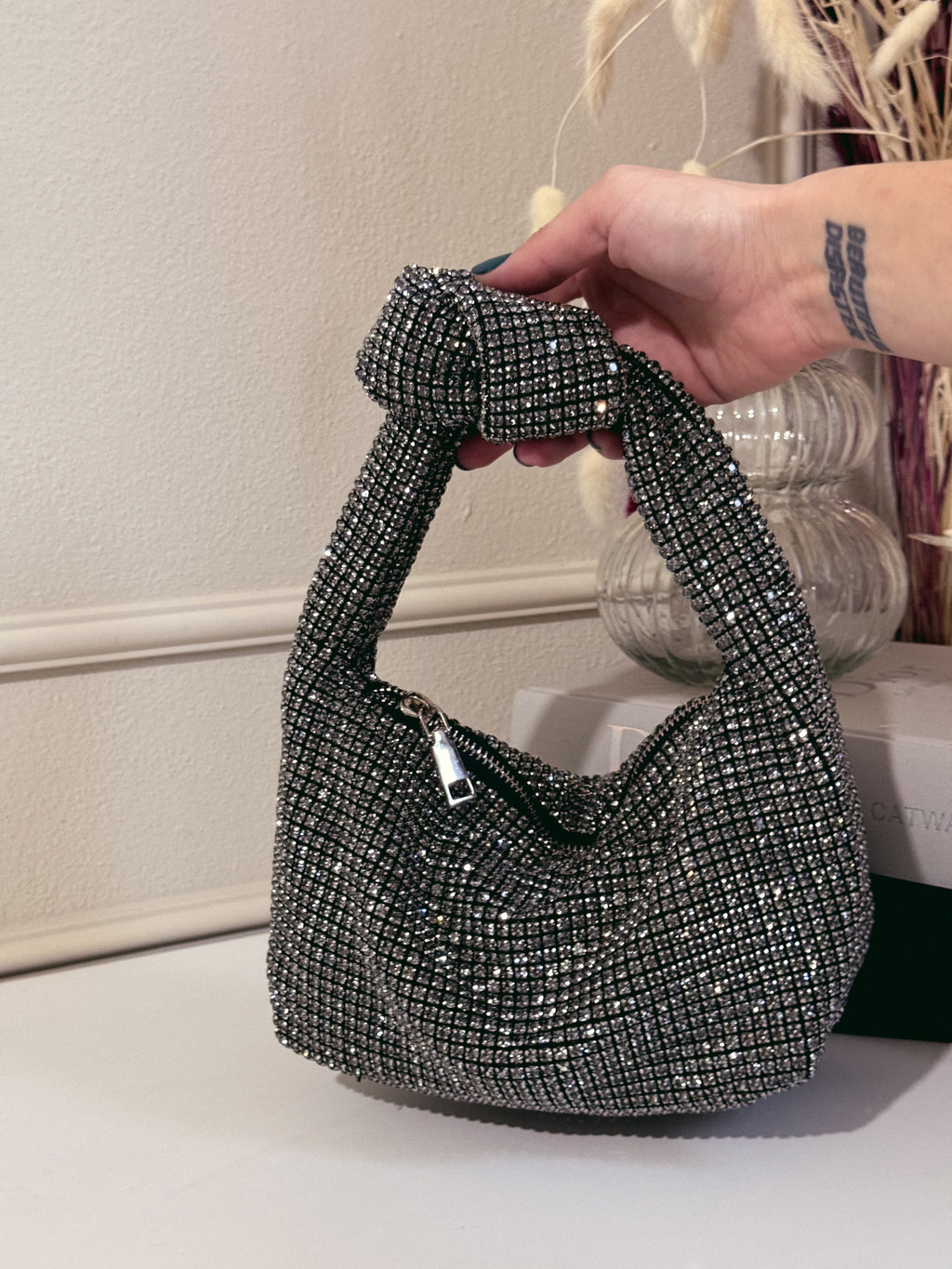 Katie bag black crystal