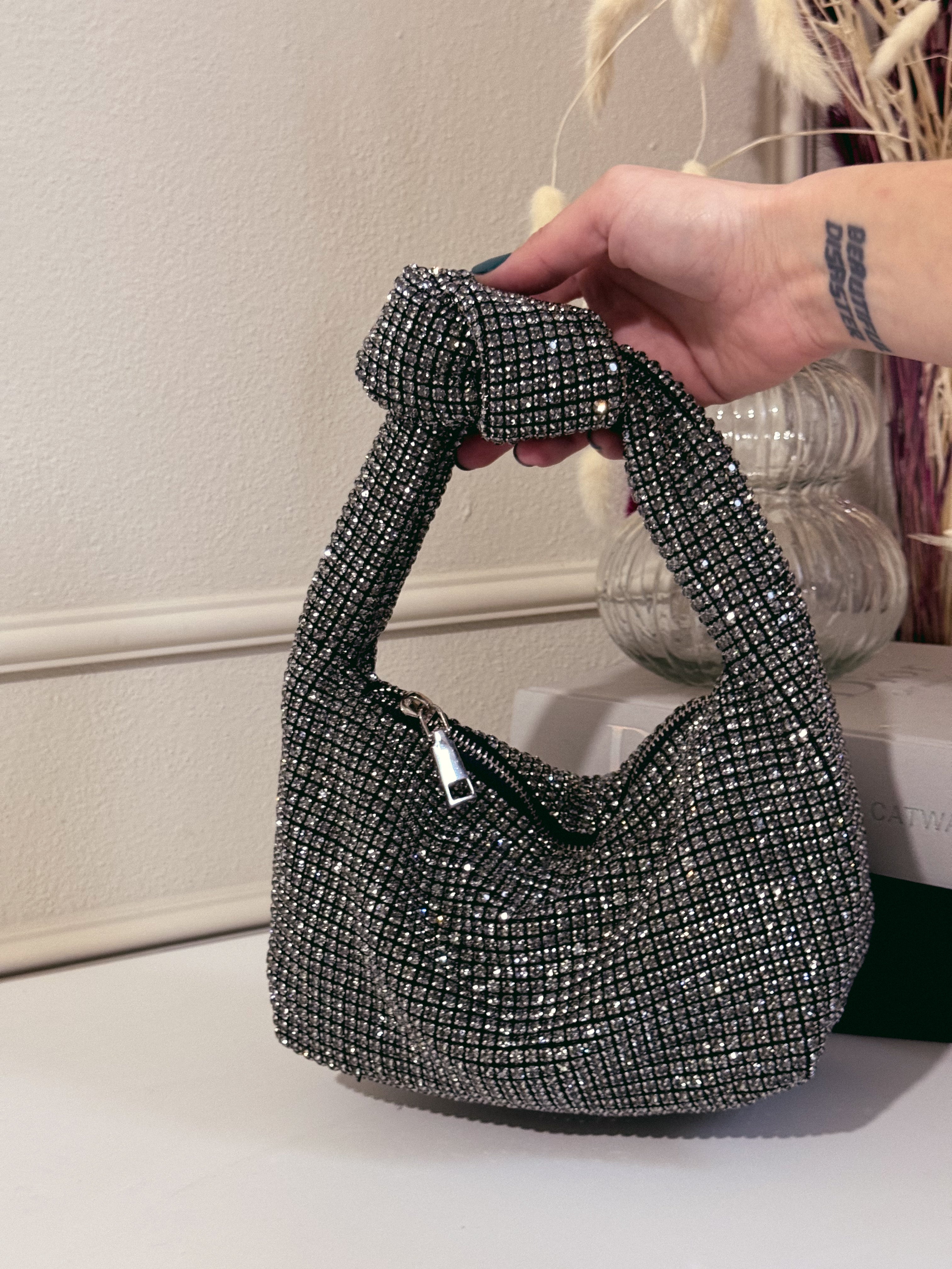 Katie bag black crystal