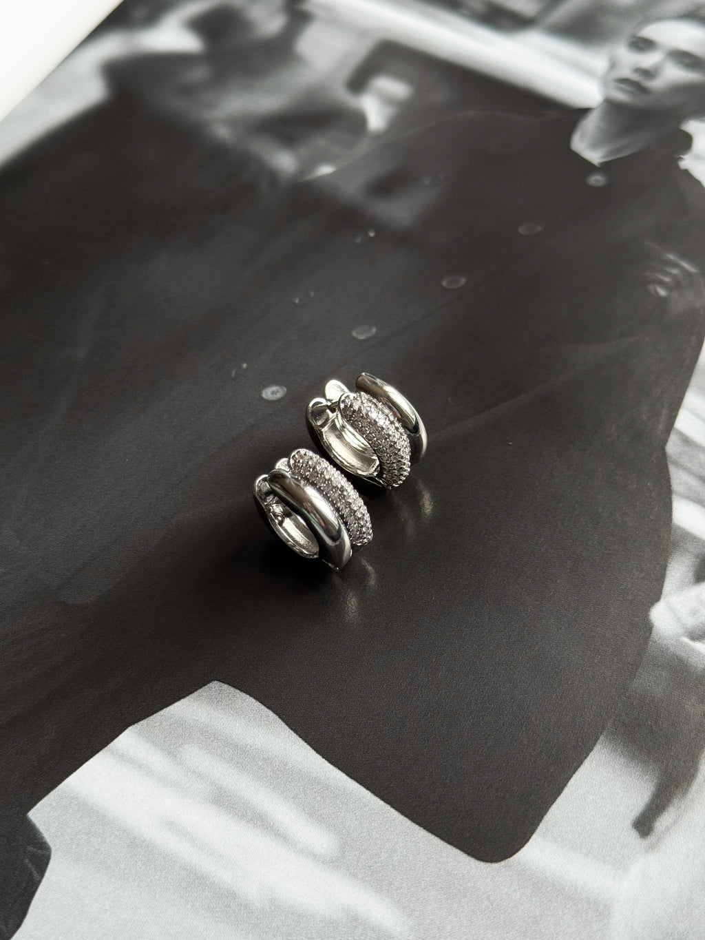Evergreen earrings silver