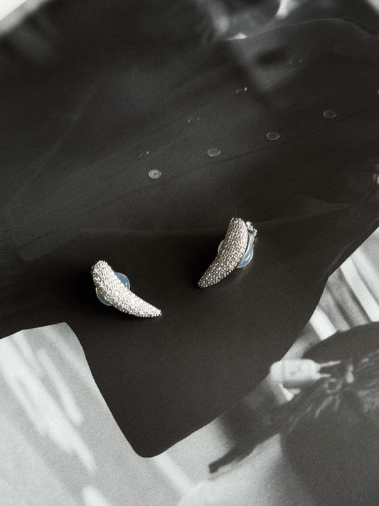 Art earrings silver