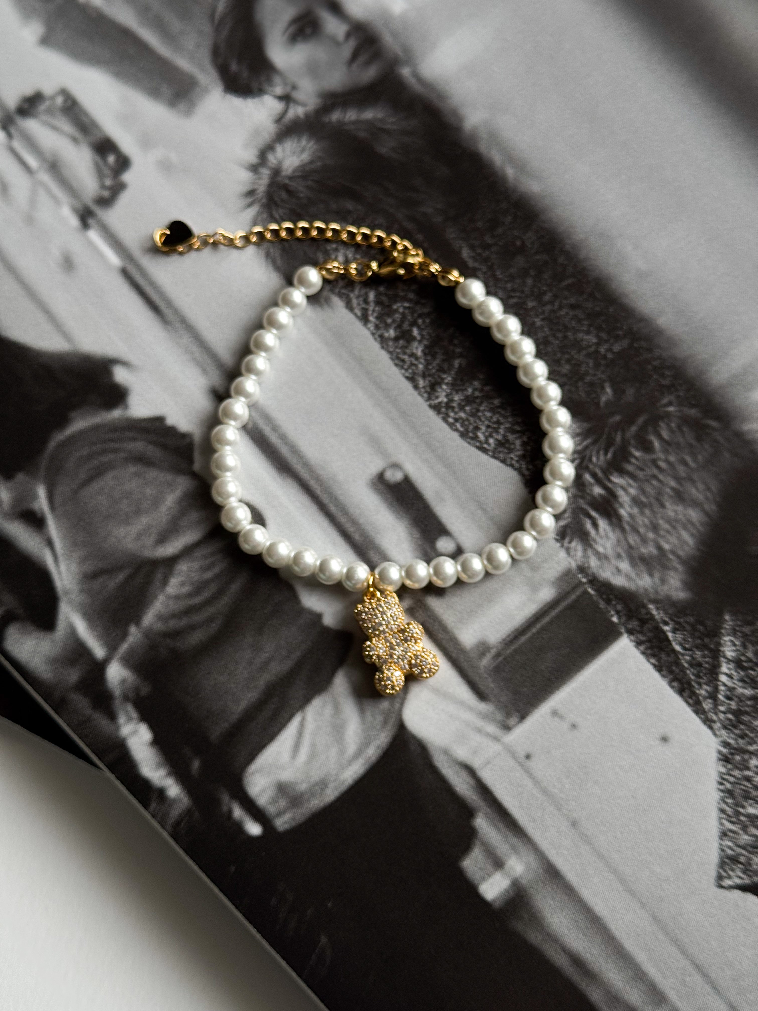 Teddy bracelet golden