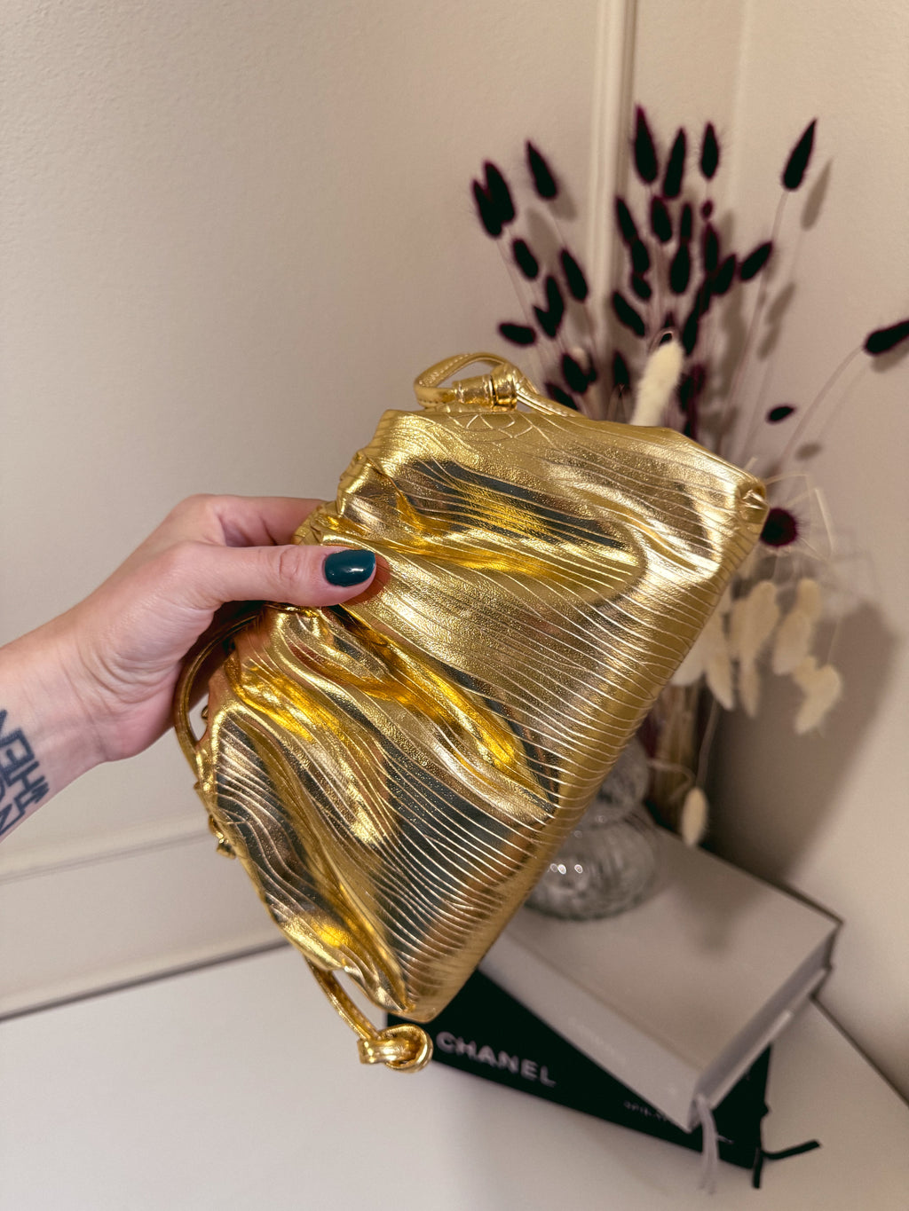 Nora bag golden lines