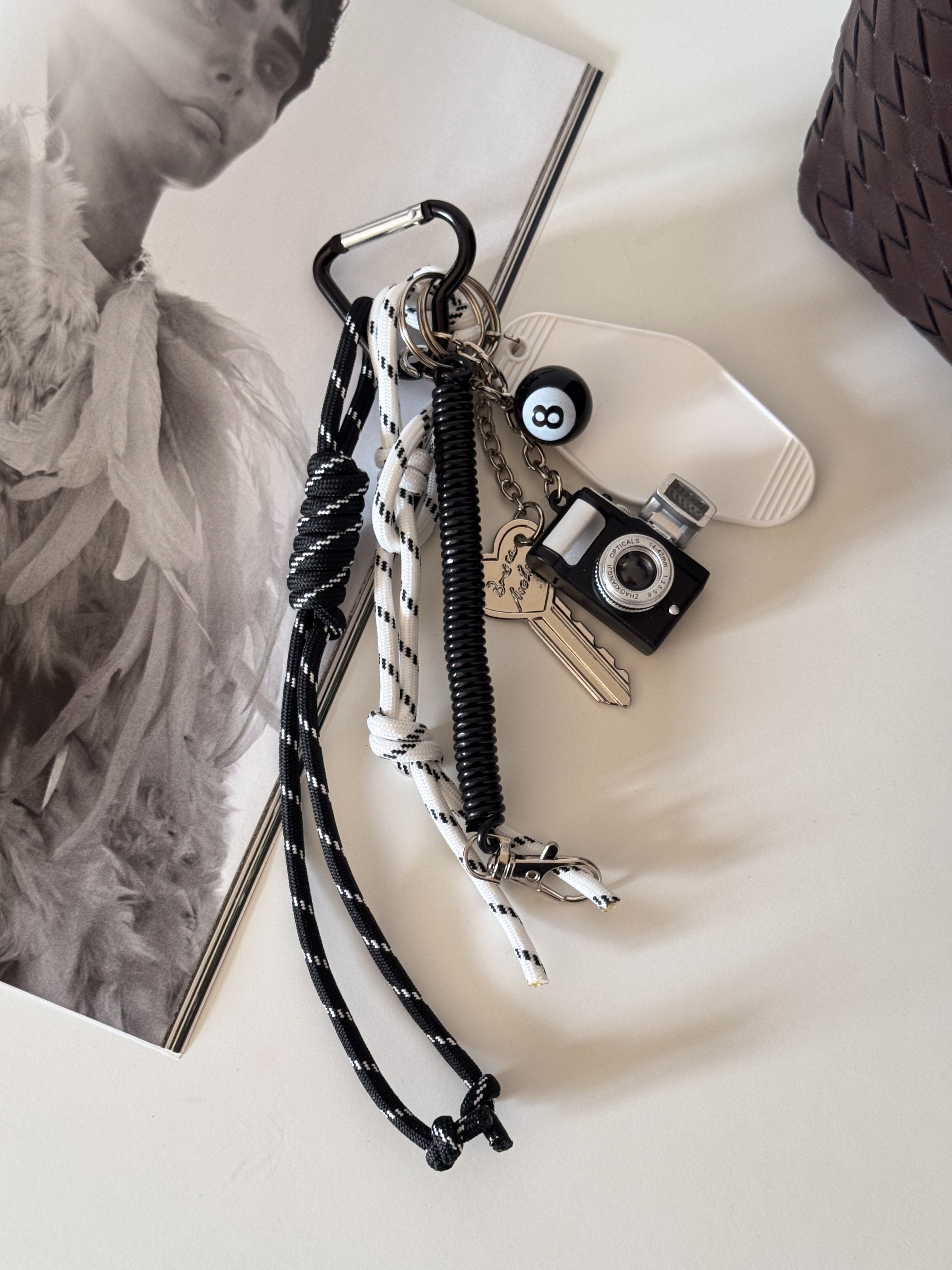 Keychain lucky 8