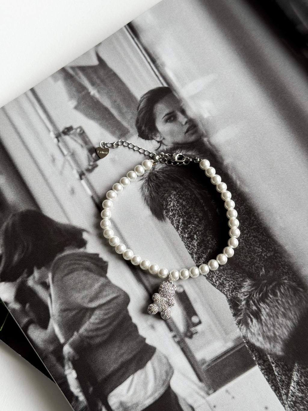 Teddy bracelet silver