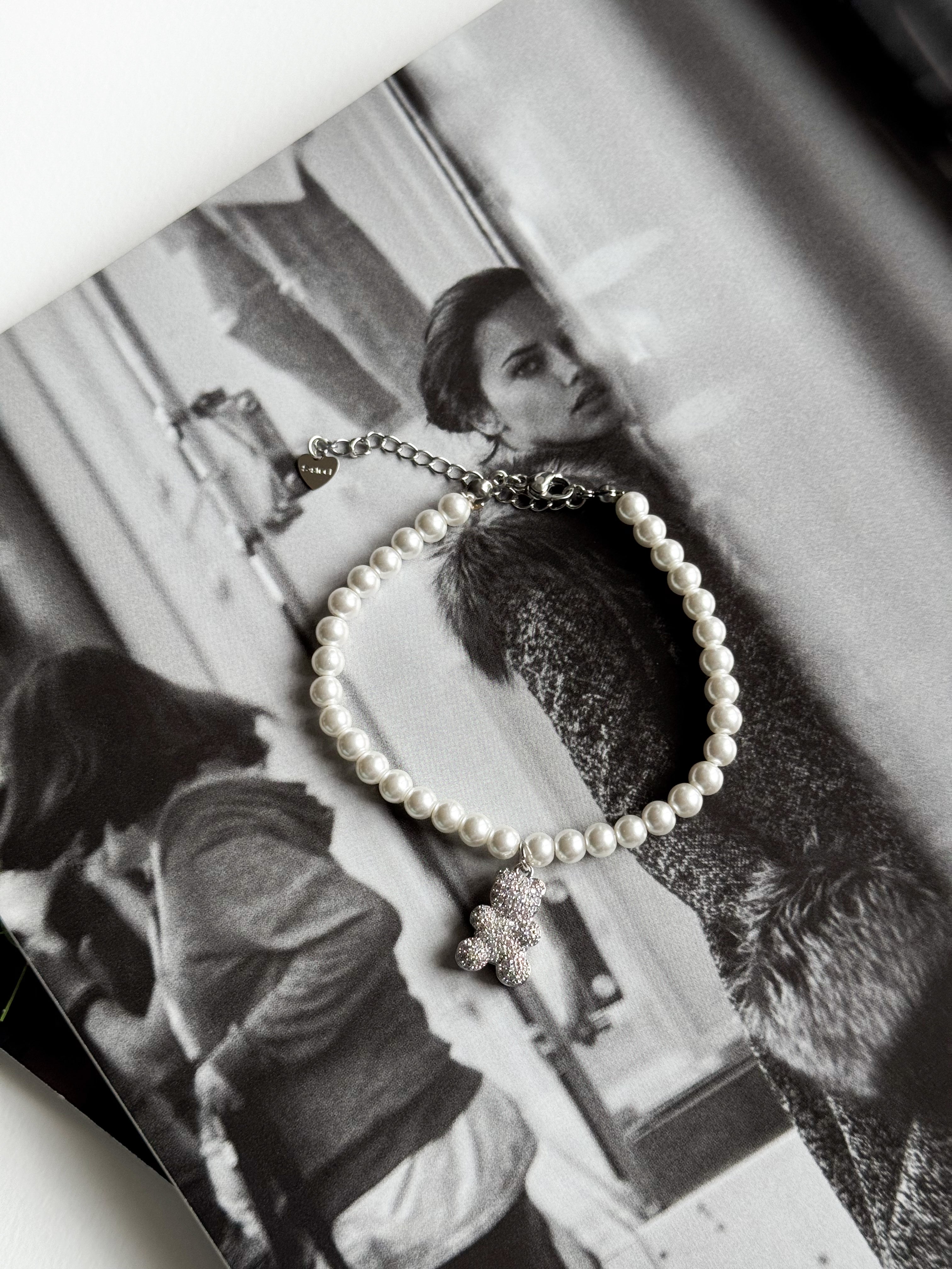 Teddy bracelet silver