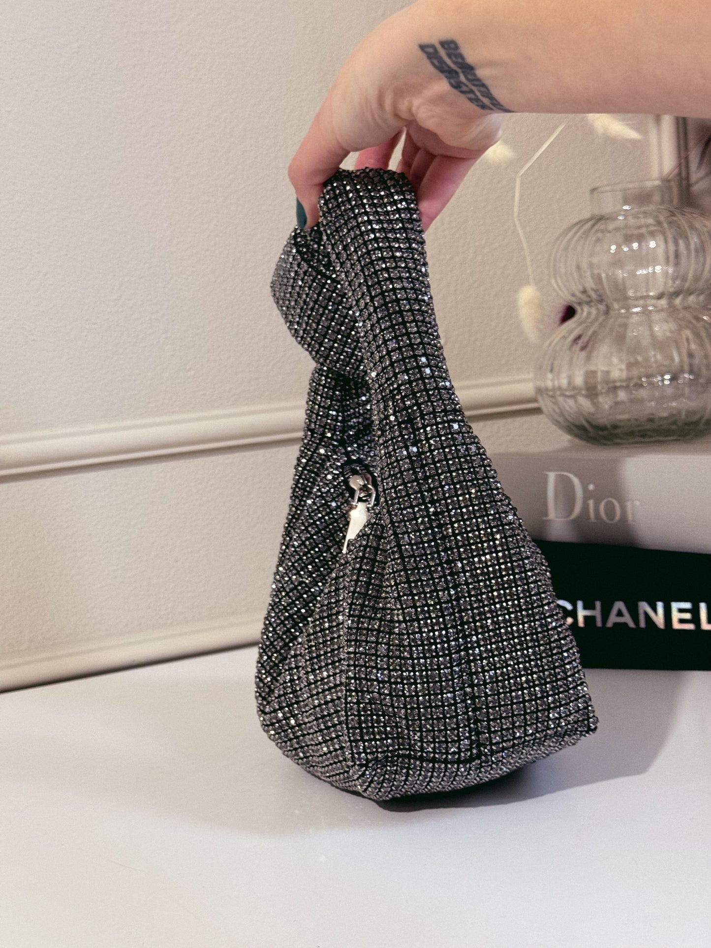 Katie bag black crystal