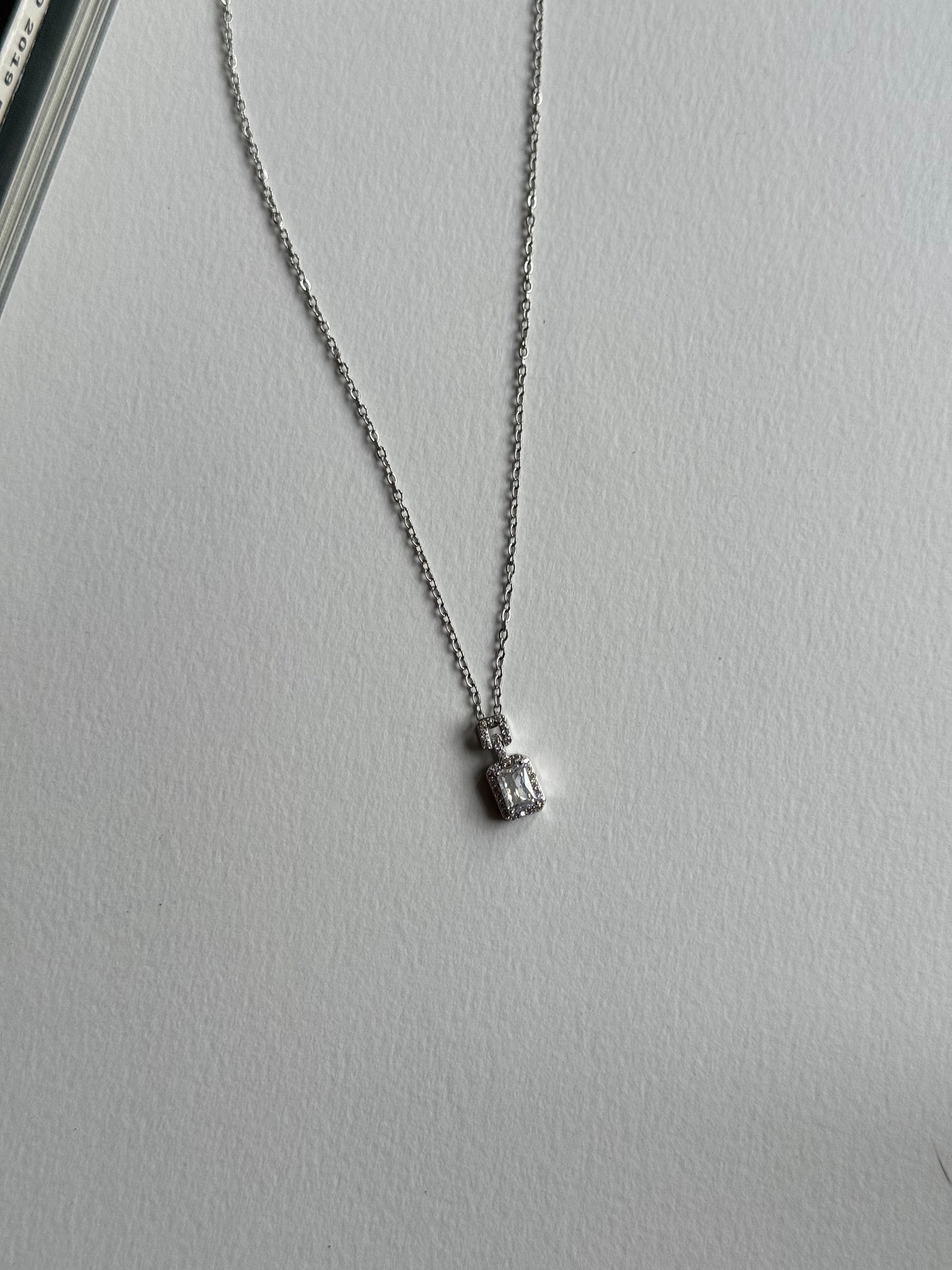 Classic necklace silver