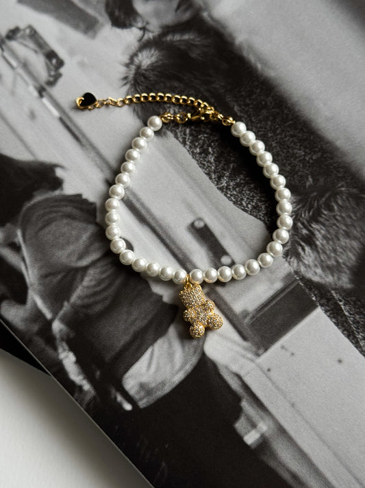 Teddy bracelet golden