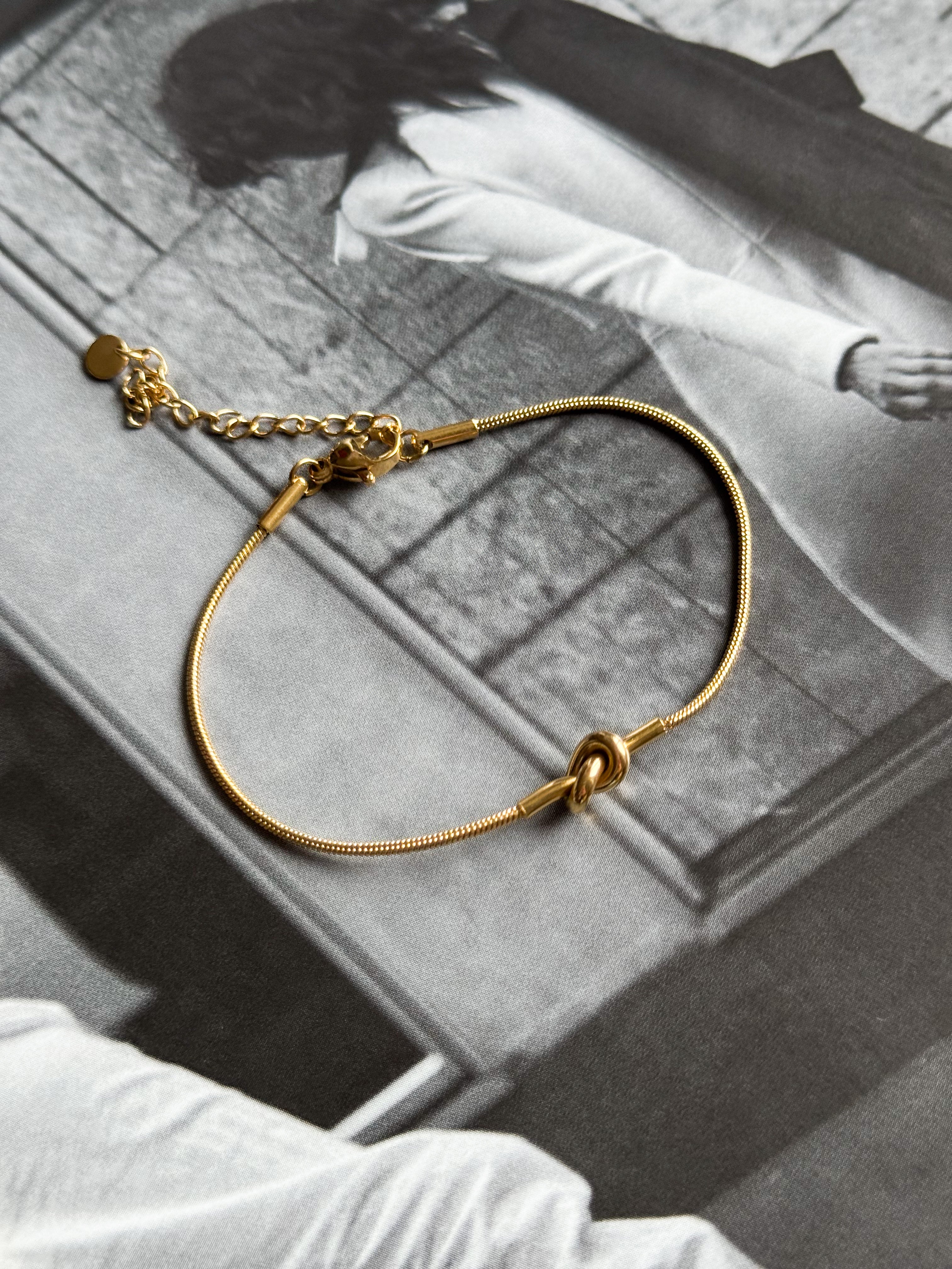 Promise bracelet golden