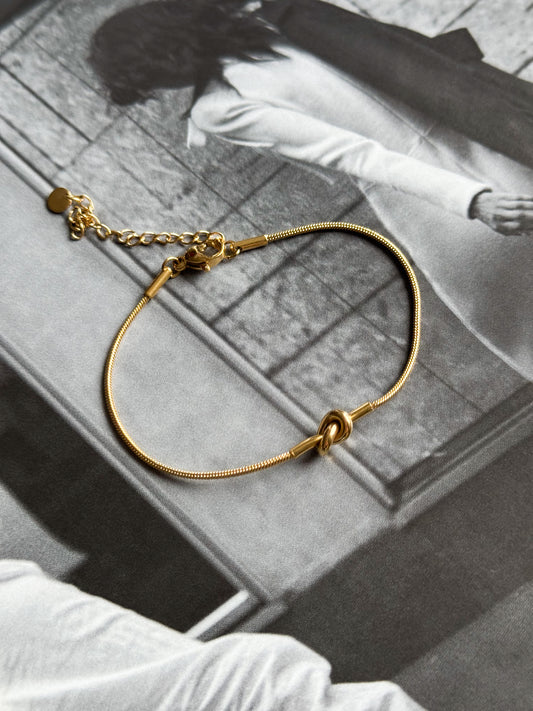 Promise bracelet golden