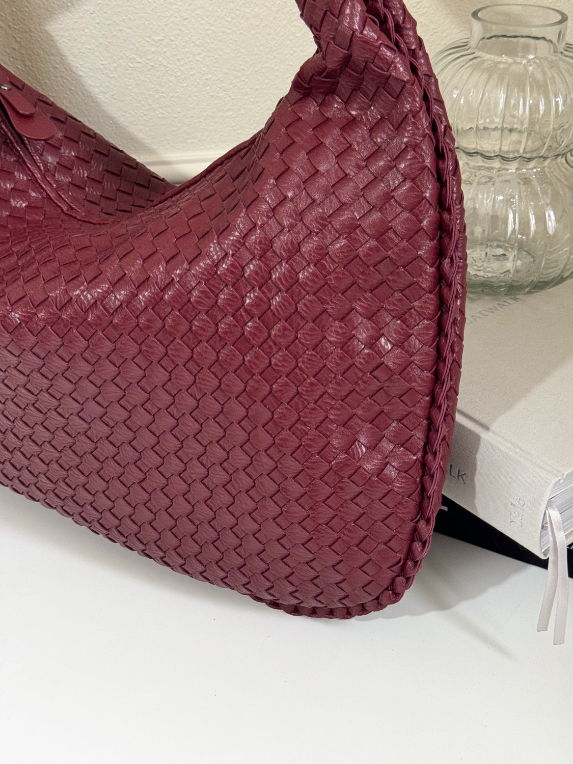 Camille bag wine red
