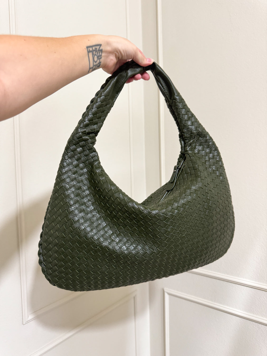 Camille bag military green