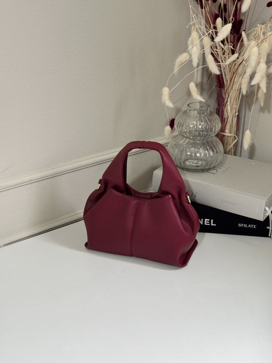 Aurora bag wine red
